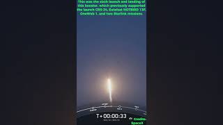 Falcon 9 by SpaceX launches SES-18 & SES-19 #shorts #viral
