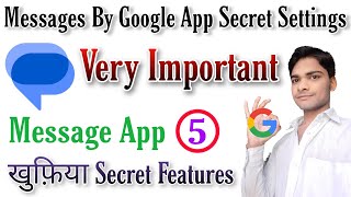 Message By Google App Secret Features Settings 2023 | Google SMS App Settings || Message App Problem