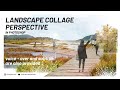 Digital Collage Perspective in Landscape Architecture Using Photoshop | Grass Brushes