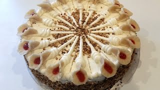 Marzipantorte. Schritt für Schritt mit Rezept.