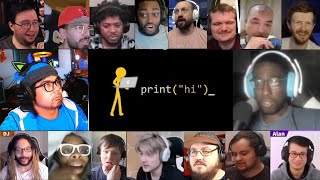 Animation vs. Coding Reaction Mashup