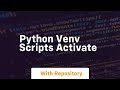 python venv scripts activate