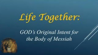 SHOFAR 2025-01-25 - Lesson 1: Life Together - Greg Brown