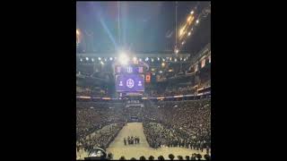 Grand entrance of the Satmar Rebbe at the Chaf Alef Kislev Celebration at the Barclays center