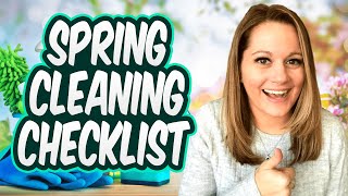 Spring Cleaning Checklist for Your Home - My Top 10