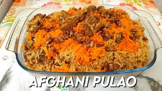 mutton kabuli pulao recipe (afghani pulao)