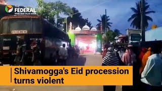 40 arrested amid stone pelting during Eid procession in Shivamogga | The Federal