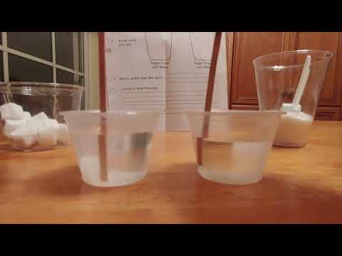 How long does it take for powdered sugar to dissolve in water?