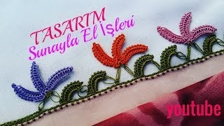 İlk kez göreceksin altıda üstü de tasarım tığ oyası yapımı