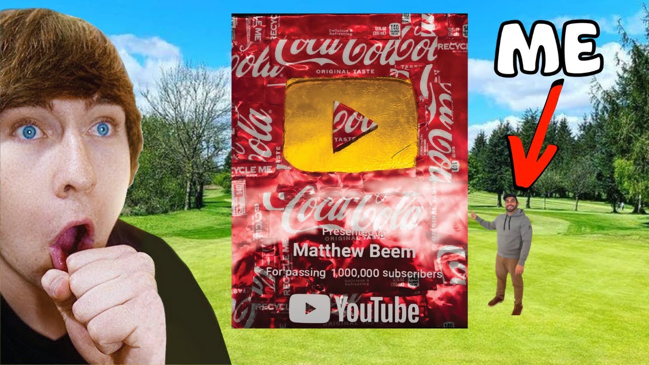 I Made Matthew Beem This Play Button! - YouTube