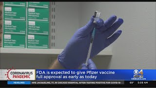 FDA Expected To Give Pfizer Vaccine Full Approval As Early As Monday