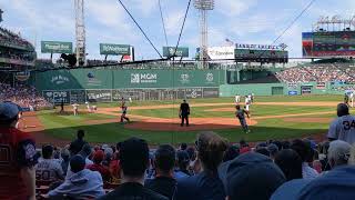 Ohtani Shohei singled off the Green Monster for 1 RBI vs the Red Sox, 05/05/2022 大谷翔平對紅襪直擊綠色怪物1分打點安打