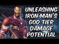 Unleashing Iron Man Infinity War's Full God Tier Damage Potential - Marvel Contest of Champions