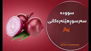 سوودە سەرسوڕهێنەرەکانی پیاز