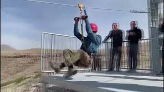 Kayseri İncesu'da zipline geçişleri başladı