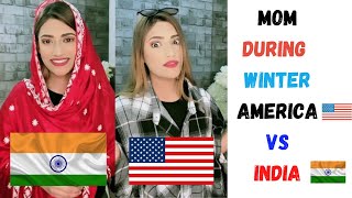 Winter Season In America 🇺🇸 Vs India 🇮🇳 😂 | SAMREEN ALI