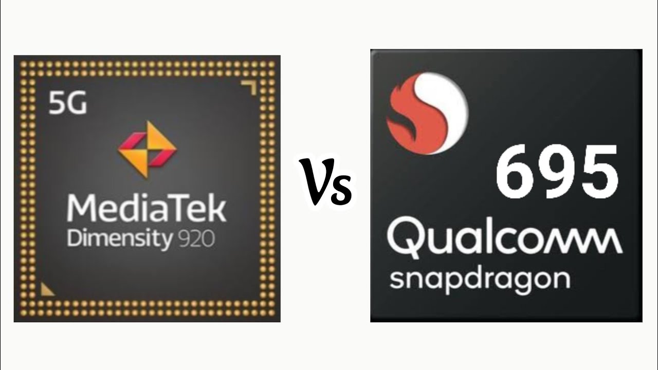 MediaTek Dimensity 920 Vs Qualcomm Snapdragon 695 - YouTube