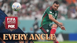 Mexico's Luis Chávez drills a STUNNING free kick in the 2022 FIFA World Cup | Every Angle