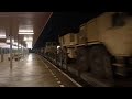 militaire trein rijdt deels beladen door groningen noord us military train in nl 10 11 2024