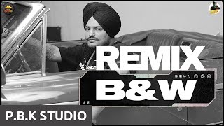 B&W Remix | Sidhu Moose Wala | The Kidd | Moosetape | Ft. P.B.K Studio