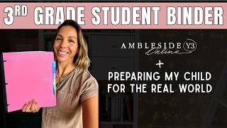 NEW✨STUDENT BINDER 2026-2027 || AMBLESIDE ONLINE YEAR 3
