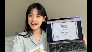 美国留学vlog｜我居然在精算演讲拿了第一名！