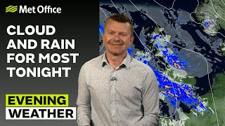 25/05/24 – Rain pushing in from the southwest – Evening Weather Forecast UK – Met Office Weather