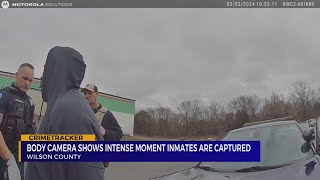 Body cam captures intense moment escaped TN inmates are captured | VIDEO