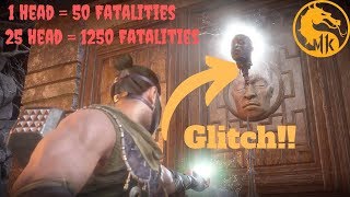 Using the Krypt Glitch to open all 25 severed head chest | Guide | Mortal Kombat 11