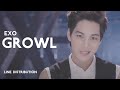 EXO - Growl | Line Distribution