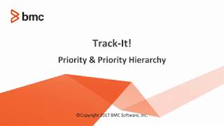 Track-It! 2018 - Priority and Hierarchy setup