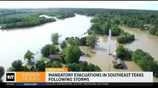 Southeast Texas residents ordered to evacuate after severe flooding