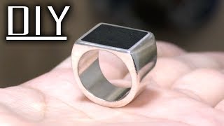 DIY Silver Ring  (Looks like Maison Margiela's Ring!)