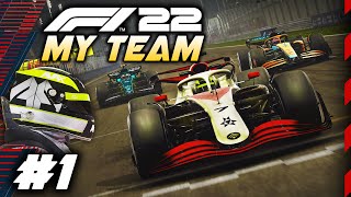 F1 22 MY TEAM CAREER Part 1: A New Era Journey Begins! My 'Create A Team' Career Mode on F1 22 Game!