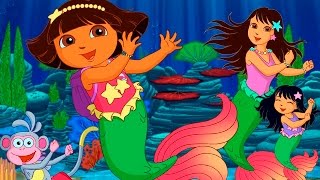 Download Lagu DORA THE EXPLORER Dora s Mermaid Movie Compilation... MP3 Gratis