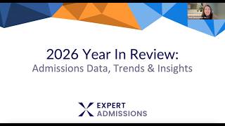 2026 Year in Review: Admissions Data, Trends, & Insights