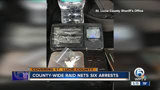 Series of drug-related arrests made in St. Lucie County