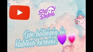 Live Hétvégén! És klubtesó keresés!❤💖