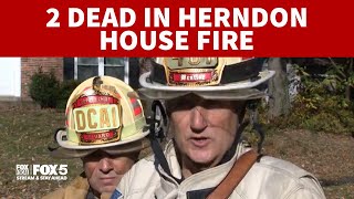 Officials confirm 2 dead in Herndon house fire