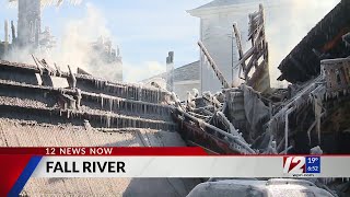 Fall River home sustains 'catastrophic damage' in fire during snowstorm; 11 displaced