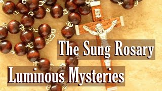 Sung Luminous Mysteries of Our Lady's Musical Rosary in Song, Thursday Meditations 🎶