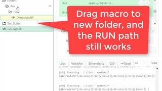 Selenium IDE "RUN" Command with absolute paths