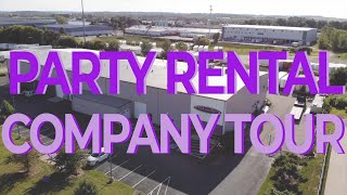 Party Rental Company Tour - Event Essentials