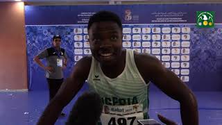 Usheoritse Itsekiri hopes to set more Personal Bests in Doha