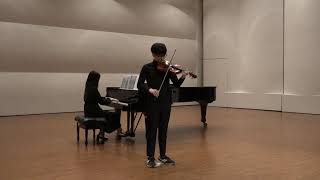 [2021학년도 가천대학교 예술영재교육원 A전형 연주회]언동중학교 1학년 김민준-W. A. Mozart Violin Sonata in F major, op. 24, “Spring”