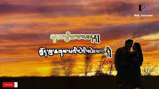 Choe lu chabi ( karma pulhuntsho \u0026 tenzin wangmo) [vocal off] @bhutanesesonglyricalkaraoke Bhu