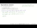 MATH0005 L12b: equivalence classes