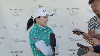 Ayako Uehara Thursday Flash Interview 2022 AmazingCre Portland Classic · Round 1