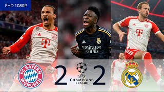 Bayern Munich vs Real Madrid (2-2) | Demi-Finale Aller 2023-24 - Buts et Temps Forts