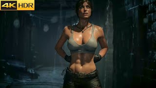 Hot Lara Apartment Scene \u0026 Starting Gameplay Rise of the Tomb Raider -  4K Ultra HD